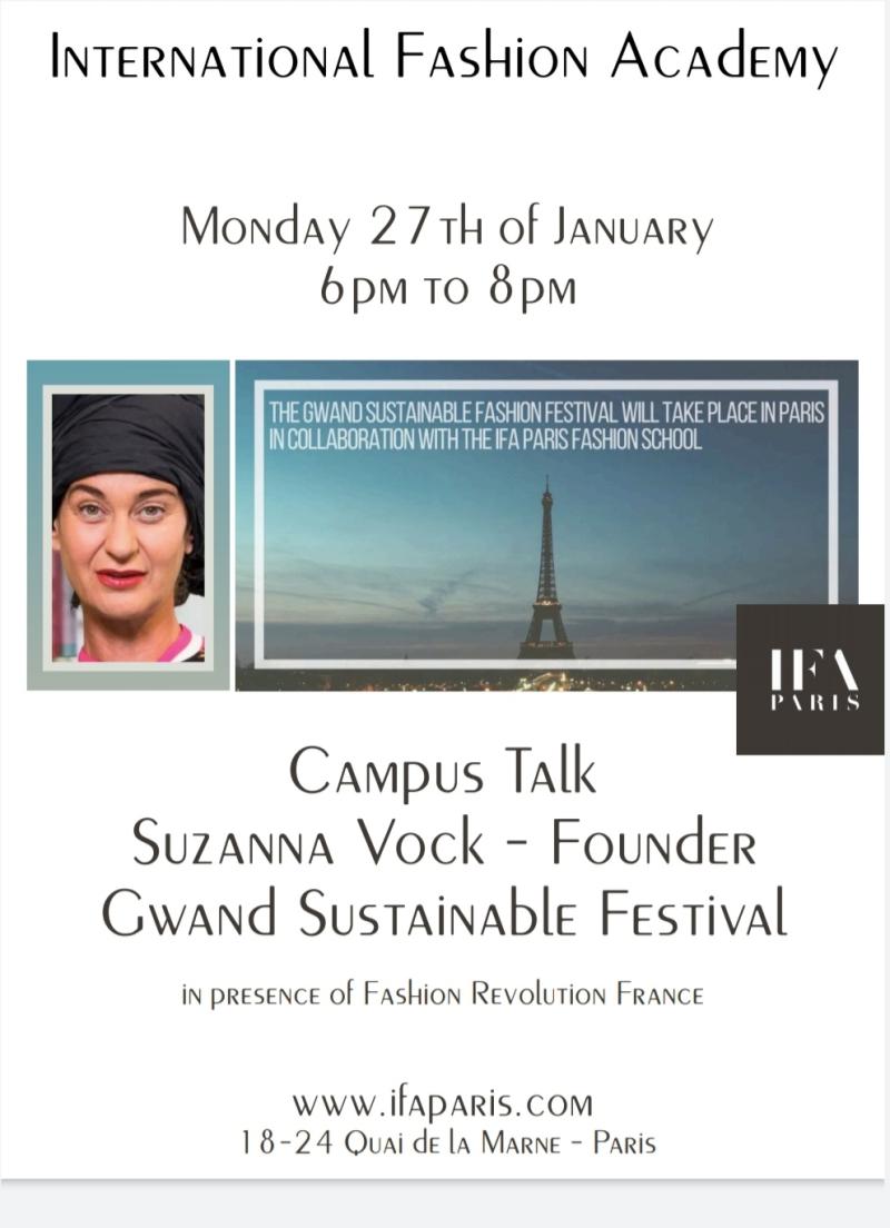 If you are in Paris.... I'm looking forward to see you on the spot <a href="/ifaparis/">IFA Paris</a> 😉 

gwand.org/en/gwand-susta…

#Gwand #SustainableFashion #Festival #Paris #ParisFashionWeek #HauteCouture #ModeDurable #vintage #ethicalfashion #fairfashion #circulareconomy #humanity