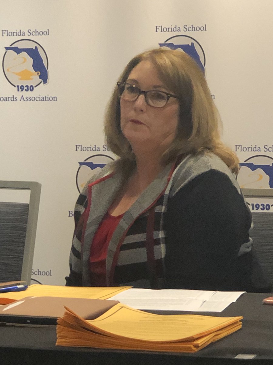 FLSchoolBoards's tweet photo. Thanks, #JimHamilton and @PolkSchoolsGov #WendyDodge for deep dive discussion on education budget. https://t.co/QQjFGdMLu4