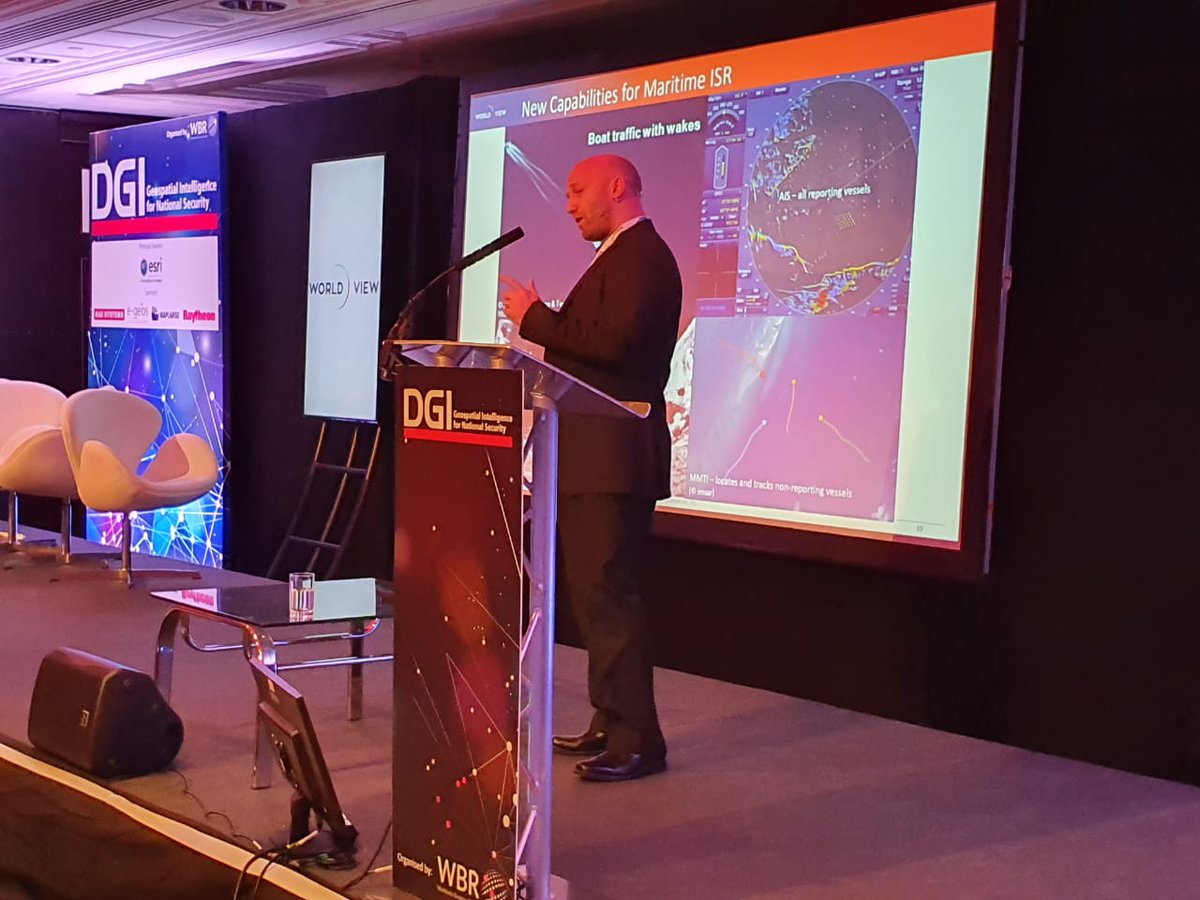 World View (@worldviewspace) on Twitter photo World View had a great few days at DGI! Our VP of Advanced Applications, Justin Langlois, spoke today about Advances in Airborne and Maritime ISR and World View’s capabilities. <a href="/DefenceGIS/">Defence Geospatial Intelligence (DGI)</a> World View had a great few days at DGI! Our VP of Advanced Applications, Justin Langlois, spoke today about Advances in Airborne and Maritime ISR and World View’s capabilities. <a href="/DefenceGIS/">Defence Geospatial Intelligence (DGI)</a>