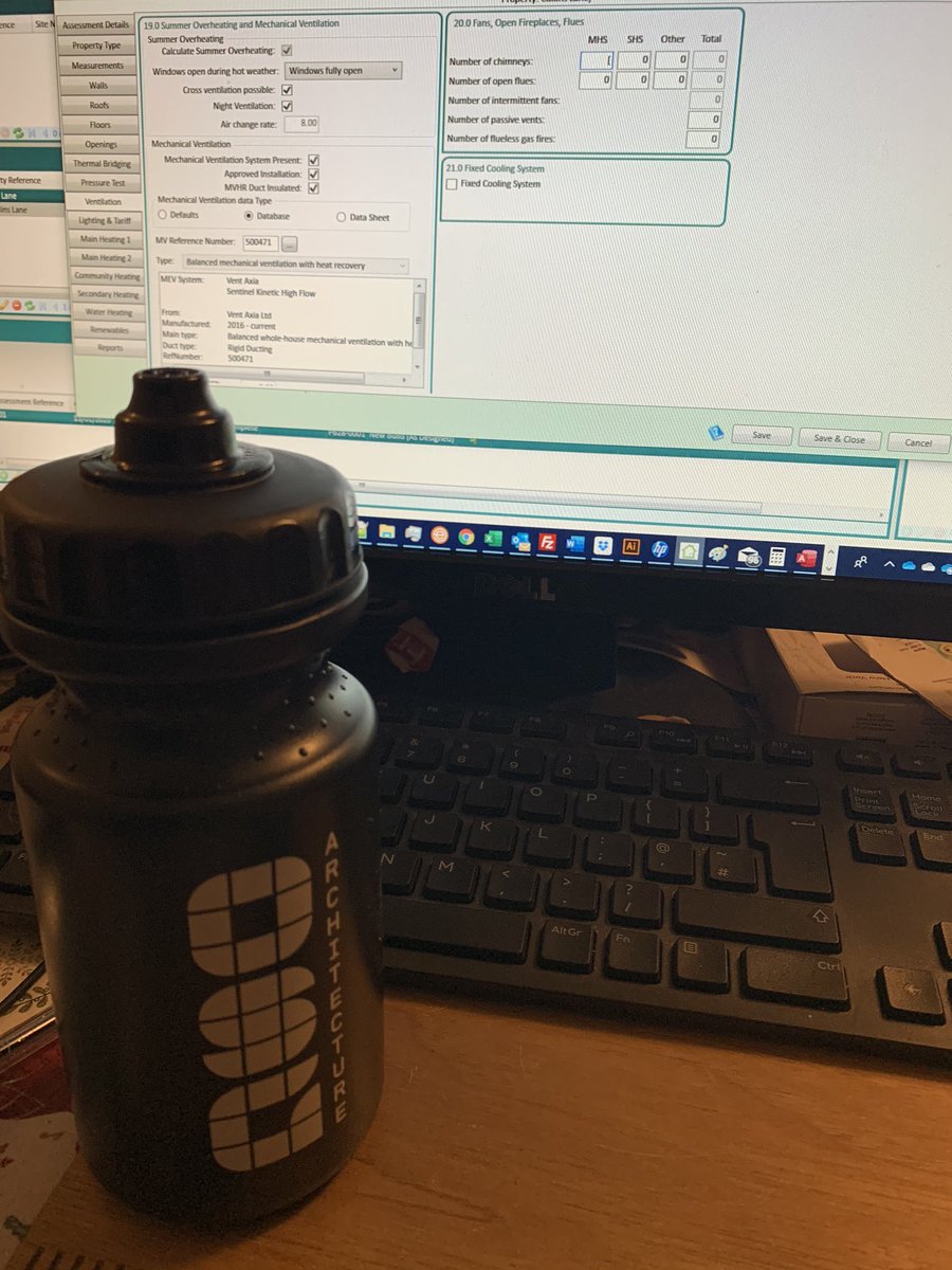 BuildPassUk's tweet image. Busy completing some saps, luckily I have my @osgarchitecture drinks bottle to keep my hydrated ! #sap #sapcalculations #energyperformance #architects #plannjng #buildingregulations #buildpass