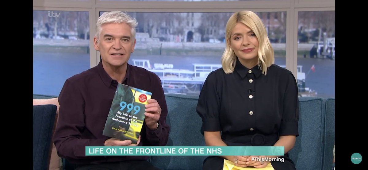 DanFarnworth's tweet photo. A wonderful morning @thismorning with @Schofe and @hollywills discussing life in the emergency services/NHS and not to mention my book ‘999: My Life on the Frontline’ released tomorrow 🎉

You can watch the full clip here:
https://t.co/FckX8kV3DQ https://t.co/YNegbyb3Zf