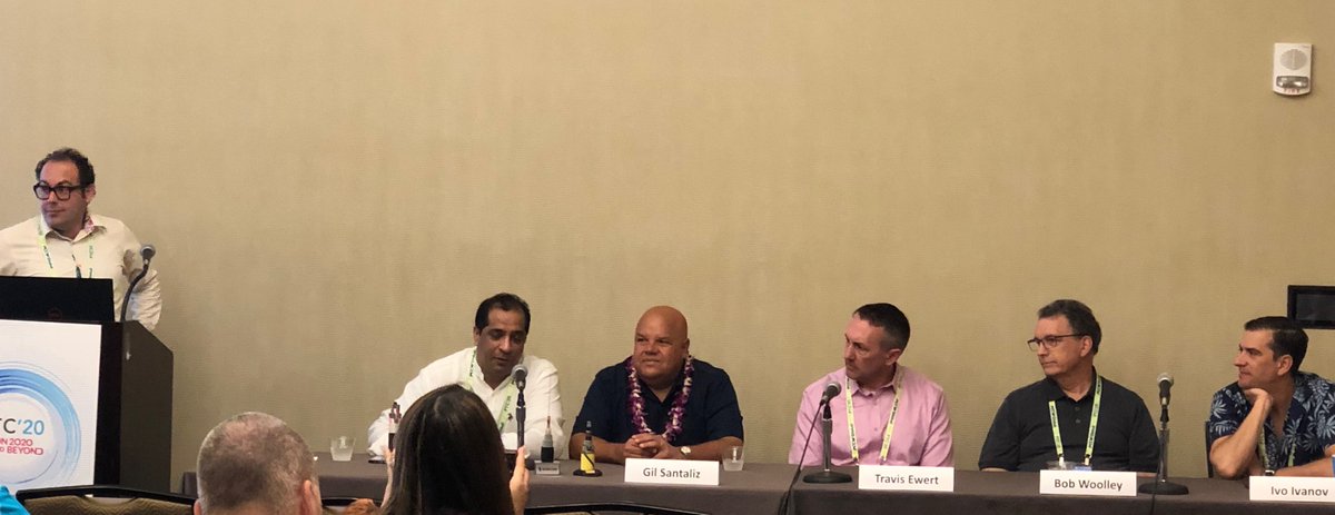 telecompr's tweet image. &quot;#DataCenters and Networks on the (Cutting) Edge&quot; panel with @NJFiberExchange @LightRiver_Co @InterGlobixMag at #PTC20