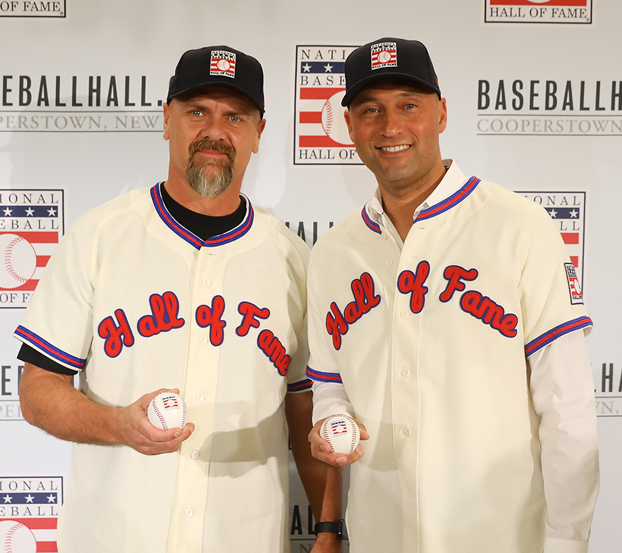 MLB's tweet photo. Legends. #HOF2020 https://t.co/uz1RfHwEm6