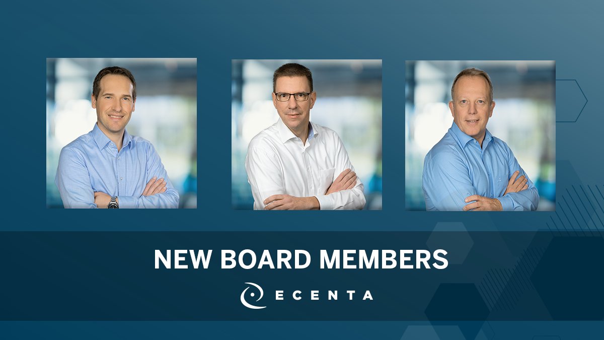 ECENTADigital's tweet photo. We’re pleased to announce three new appointments to our Executive Board! https://t.co/AAh7twr8fC
#SAPPartner #ECENTA https://t.co/1nJPirWsZb