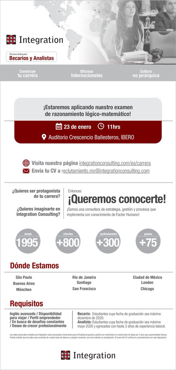 IberoCEI's tweet image. Mañana #IntegrationConsulting en la #JornadaDeConsultoríaIbero @IBERO_mx @IberoVincula Programa: bit.ly/37lZjsu #trabajo #empleo