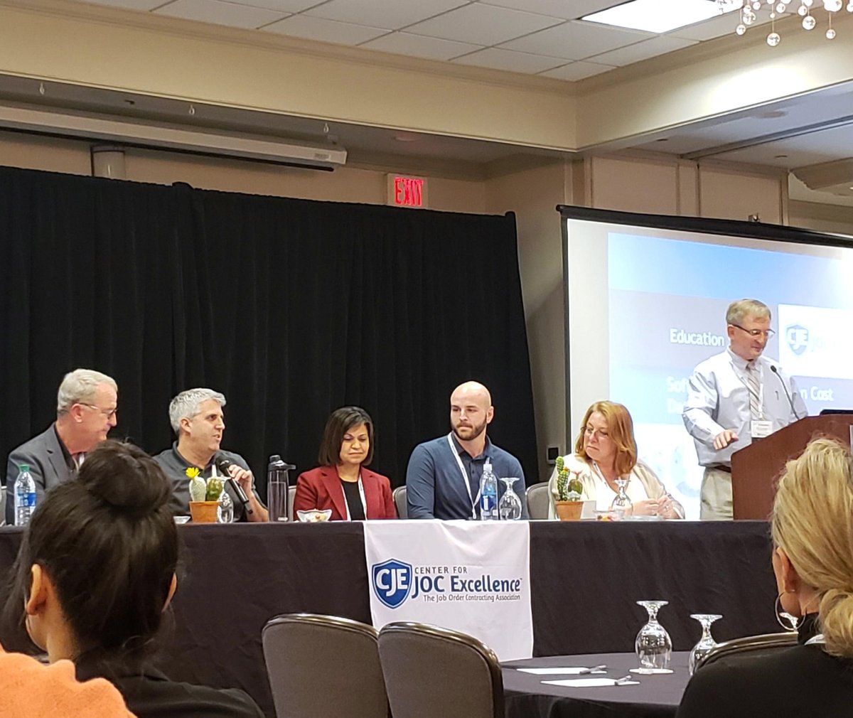 GordianCompany's tweet image. Our VP Dan Cook had the pleasure of discussing #Gordian&apos;s robust construction cost database, software advancements &amp;amp; best-in-class Job Order Contracting (JOC) solutions at this year&apos;s @CJE_editor Conference. 

#jobordercontracting #publicprocurement @sourcewell_gov