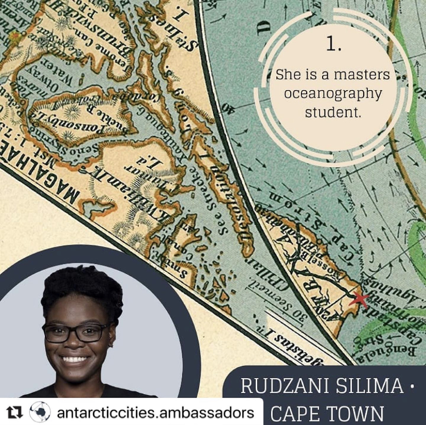 AntarcticCities's tweet photo. Introducing our 5th and final youth representative Rudzani Silima. She is proudly representing Cape Town as a part of the ACYE! To learn more about Rudzani, visit:
https://t.co/A1z9yDKnzp
#southafrica #capetown #antarctica #antarcticcities #ACYE #antarcticfutures https://t.co/aRLxkDMHb7