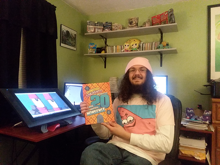 TheCittiverse's tweet photo. Got my copy of #SpongeBob @Zinepants ! It came out super well! I'm so happy I was featured among all of these amazing artists for a great cause!

Peep my pic based on "Mid-Life Crustacean" here: https://t.co/aWiJzRJaYF
&amp; see my pink-hatted spongesona here: https://t.co/uWm7xgy9Vx https://t.co/PV5OrcTeMS