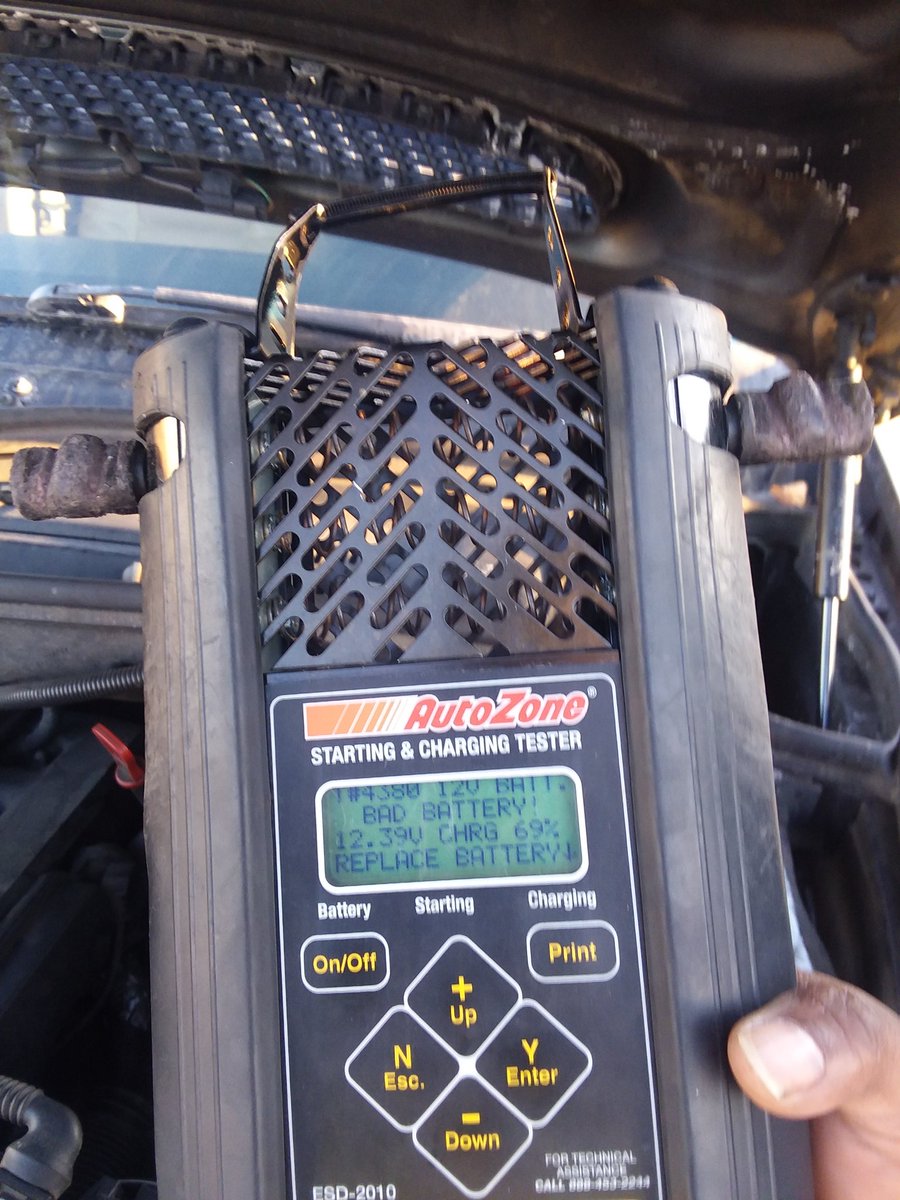 finalmetaverse's tweet photo. @MavisTire bought a battery 7 mo ago they installed the wrong battery. Had issues car not starting in the am went back tested ok by your store. Took it an outside store had to pay and they gave me a print out bad battery. Now 2nd battery after replacement. Bad cells!! #badbattery https://t.co/AOXjQ5NUHj