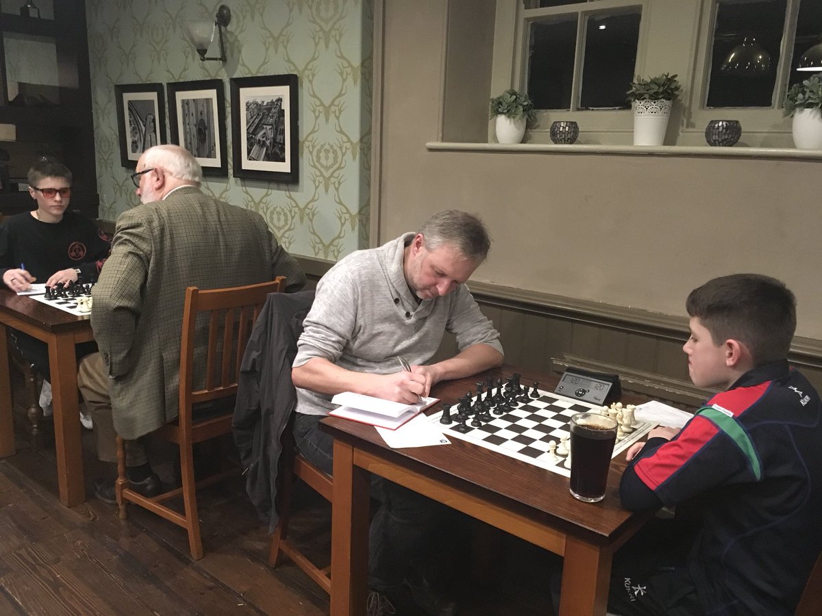 First blood for Millfield with a victory for Hugo the other games look tight