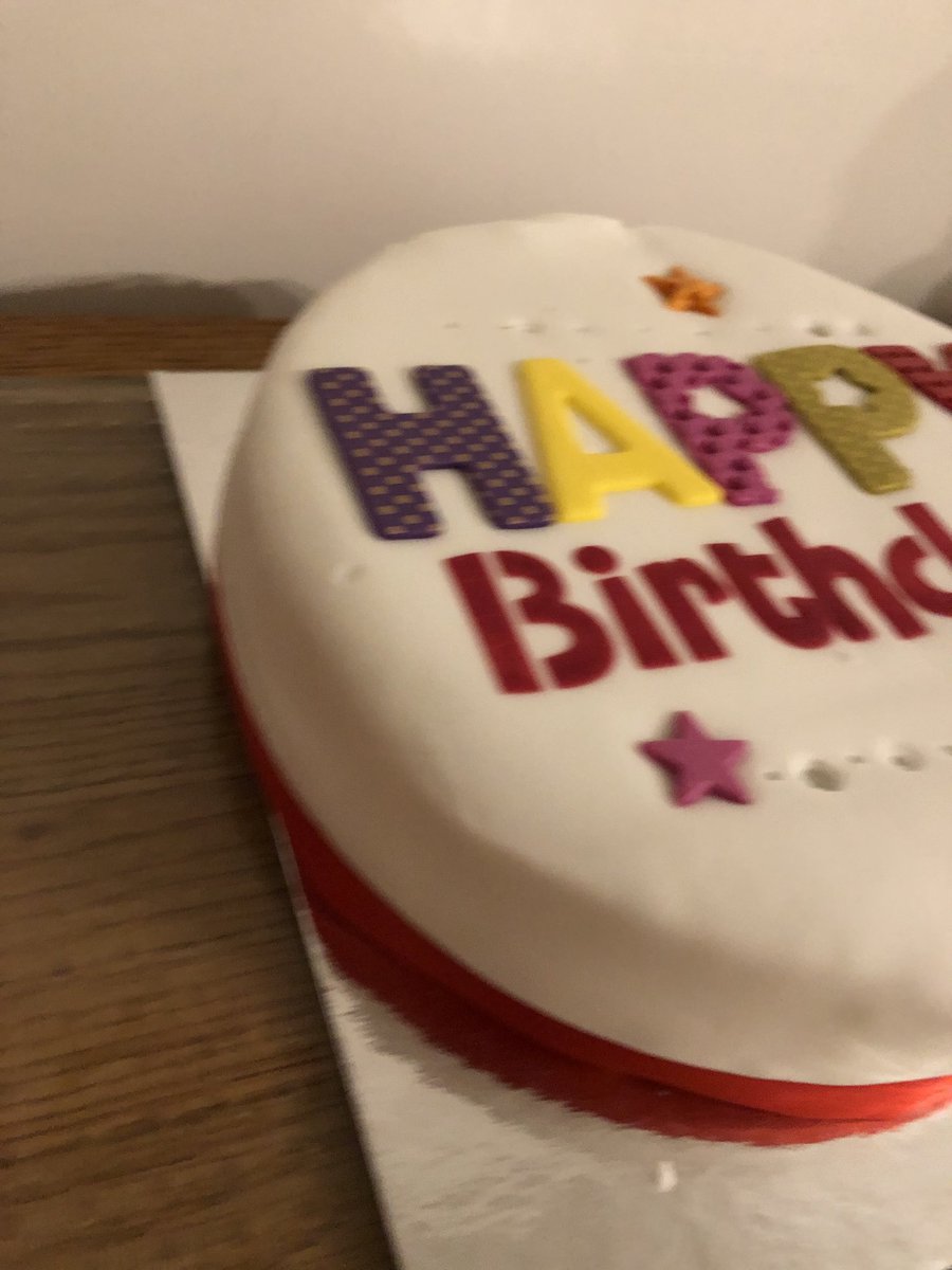 1968am's tweet photo. ⁦@sainsburys⁩ very poor £10 Birthday cake, damaged on the side and not in the centre of the board. Standards are dropping. #sainsburysdisappointed https://t.co/hW8QinrNhp