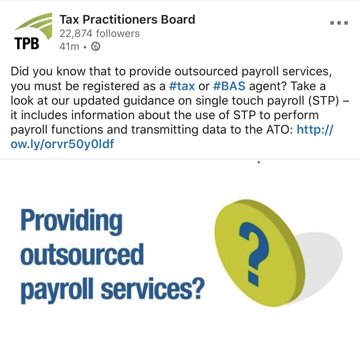 Sums_Solutions's tweet photo. Who supplies your payroll service? Are they a #BAS/#TAX Agent? https://t.co/r7LhTldh1W https://t.co/FvqWZX64lQ