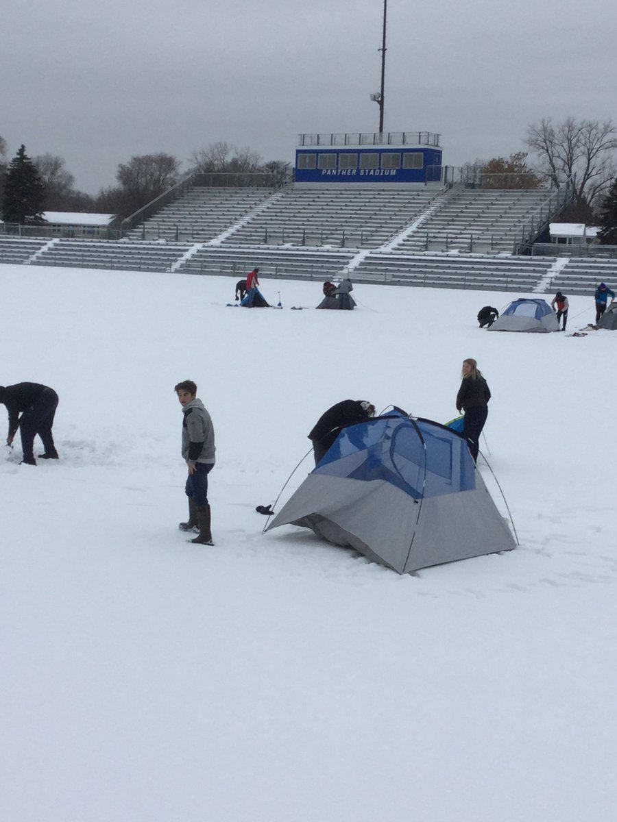 Outdoor Adventures PE is a whole new way to experience gym class. Making their own fishing poles, camping, snowshoeing, cross-country skiing, ice fishing, and more. Way to own the Minnesota winters!