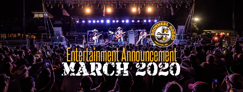 SikestonRodeo's tweet photo. It’s going down tomorrow. Make sure to catch our Facebook Live tomorrow at noon to find out if your favorite artist will be performing at the Rodeo this year. https://t.co/z3psyqaAX8