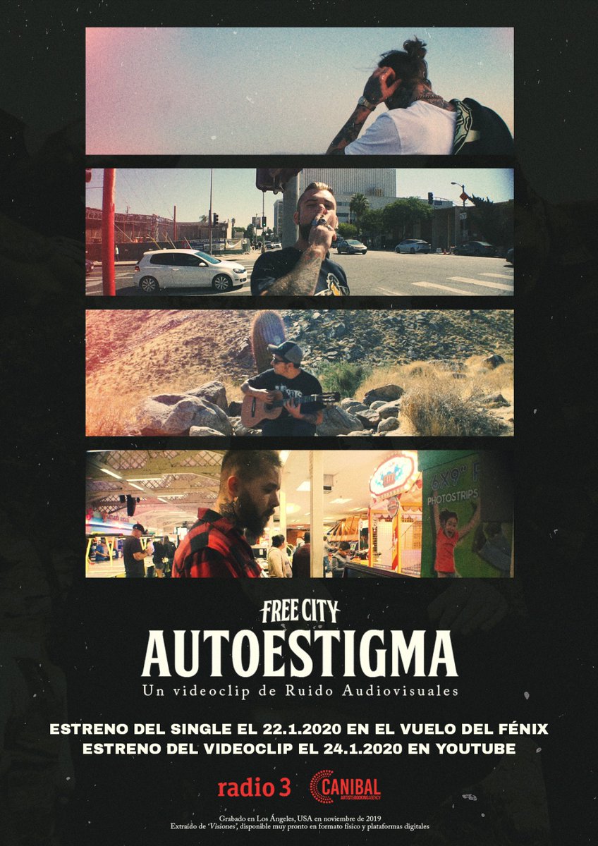 Despegamos con Autoestigma, primer adelanto del próximo disco de @Freecitypucela Visiones <a href="/Canibalprod/">Canibal Producciones</a> A ver qué te parece <a href="/radio3_rne/">Radio 3</a> El viernes publican el videoclip. Buenas noches