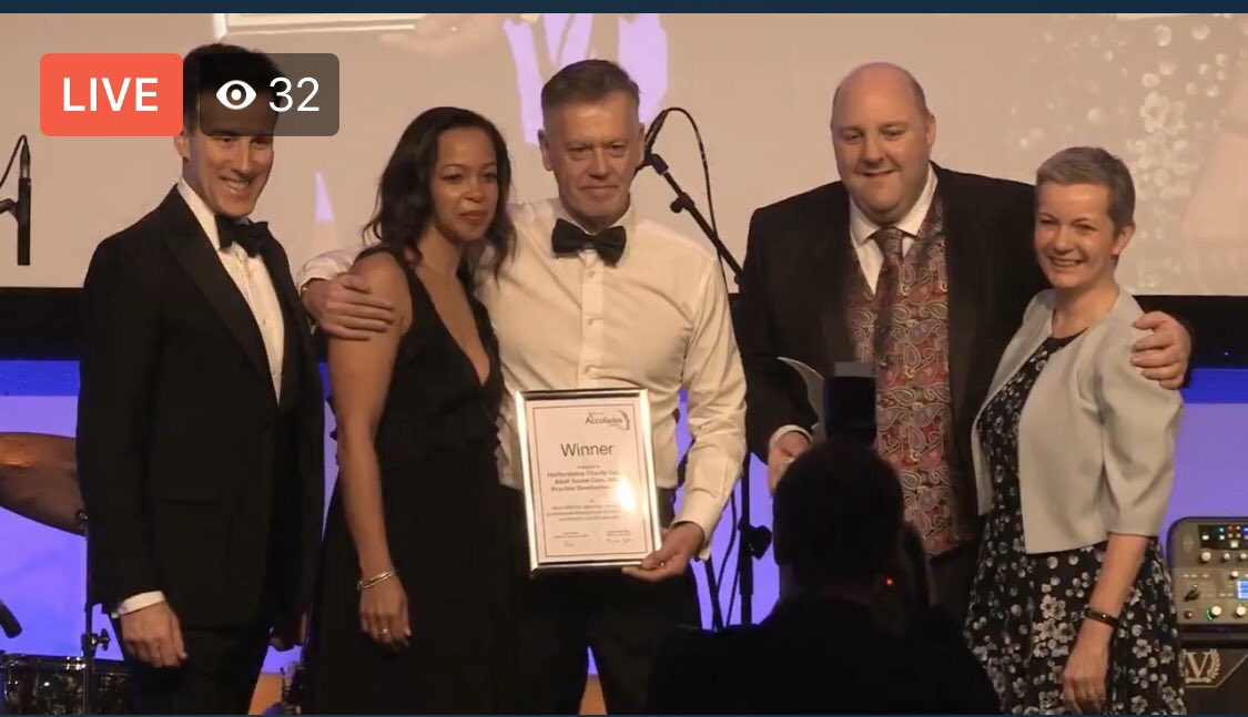 Woo hoo! Congratulations team! 🏆<a href="/HertsTraining/">Adults Practice Development Team</a> <a href="/HertsACS/">Adult Care Services</a>