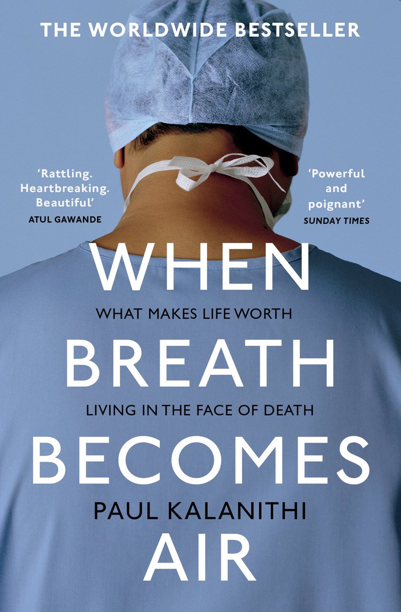 ravi__vohra's tweet photo. #Whenbreathbecomesair came out soon after Amelie was born. Couldnt read it then. Have now. @Atul_Gawande summarised ‘Proof that the dying have the most to teach us about life’... as it provides us all a unique understanding of the relationship between perspective & time #2020read https://t.co/9kSq6JisUR