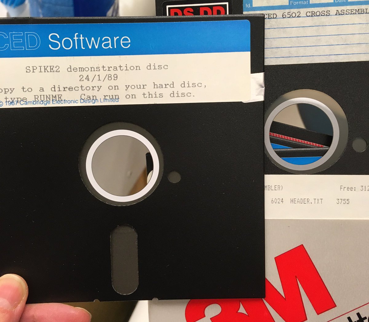 ArayAlab's tweet photo. We are packing to move to @ChuSteJustine next week and we found some amazing historical stuff foraged from some old labs #floppydisk  #electrophysiology #spike2 @canneuro @CAN_ACN @BrainCanada @biorxiv_neursci https://t.co/kRrxXDuEfl