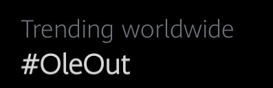 #OleIn