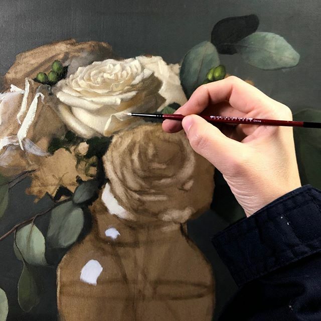 PaintingLives's tweet photo. Painting flowers is much easier when listening to the “Murmur of Bees.” (Still really hard, though!) One down, five more to go... it’s a good thing my studio is as cold as a refrigerator, because this is going to take days!
——————————————————
#flowerstag… https://t.co/hxqPJcqoEi https://t.co/DgfcGR6pF7