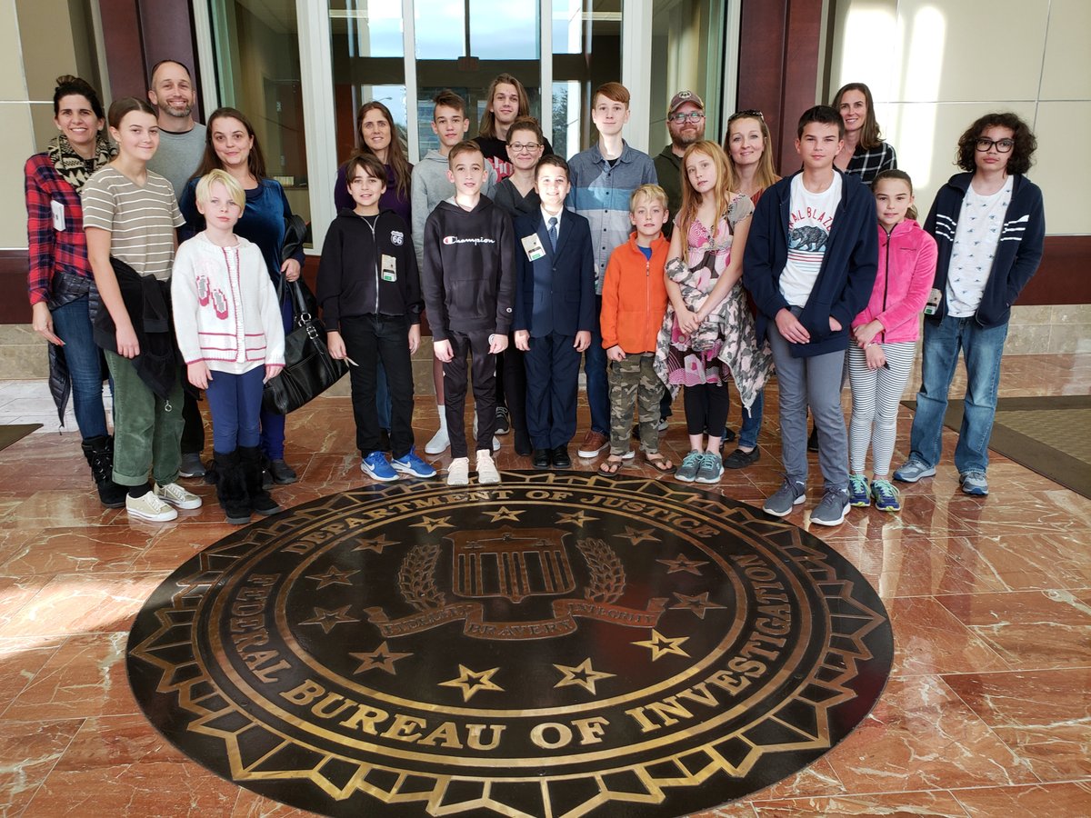 We "think" this group enjoyed its visit with #FBITampa today. Thank you to THINK-Tampa Homeschoolers Instructing and Nurturing Kids-  for including the FBI in your lesson plan.