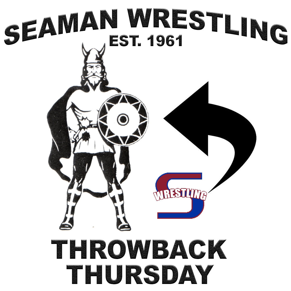 SeamanWrestling's tweet photo. 2019-20 marks the 59th season of Seaman Wrestling. To celebrate the past, we will be bringing you “Throwback Thursday” each week throughout the season… This week, a couple of hammers! 1970 grads Blosser and Barber. #ComPeteLikePete @sfthscharger @CSURams @prattcc https://t.co/6lF8KGq3xj