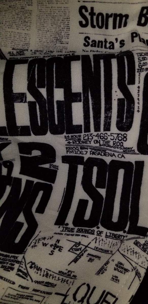 Napoleon_Marsup's tweet photo. My daughter bought this shirt with historic newspaper clippings on it (WW2, Prohibition, etc.), and as I'm "reading" it, what do I find? (Look close! At @csunorthridge, too!) @kona_cindy @Poorman1 #RodneyOnTheRoq @littlesteven_ug @skittles81902 https://t.co/ZUoFNVaGBh