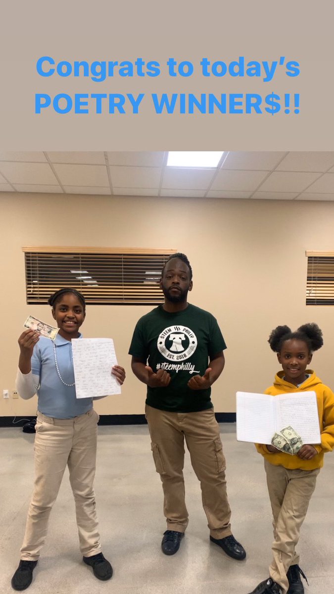 rapspoet's tweet image. Shoutout to my young poetry winners! Y’all made my day! #STARS #TruthCollective