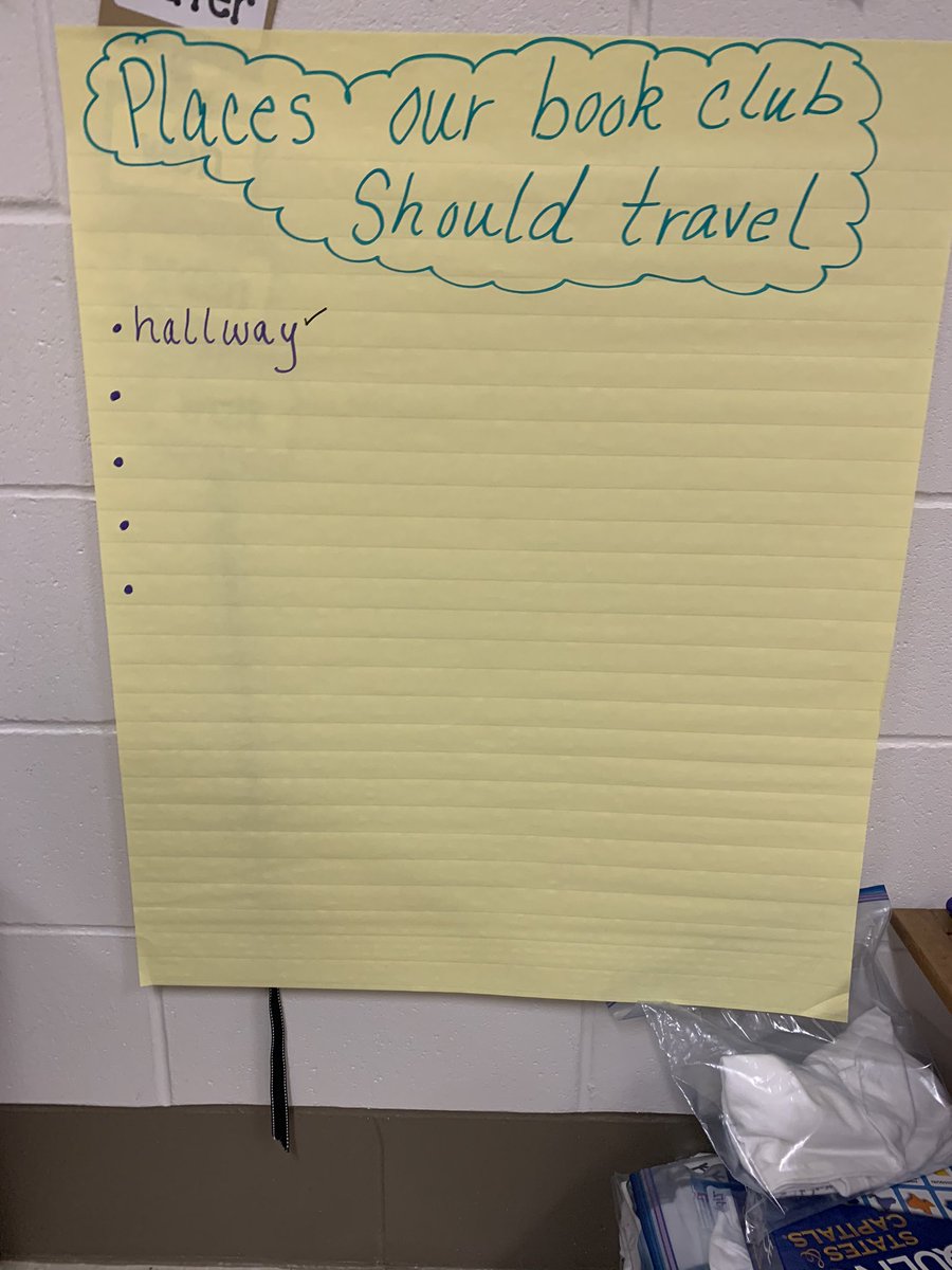 Parker_TWtigers's tweet photo. Our “Traveling Book Club” officially began today!! My most treasured 30 minutes of the day ❤️ where will our next stop be?? This experience will be the first for many of my students to read through a chapter book!#developingaloveforreading @TWEtigers @empowermcpss @KevinBalius https://t.co/uVLA3rTuao