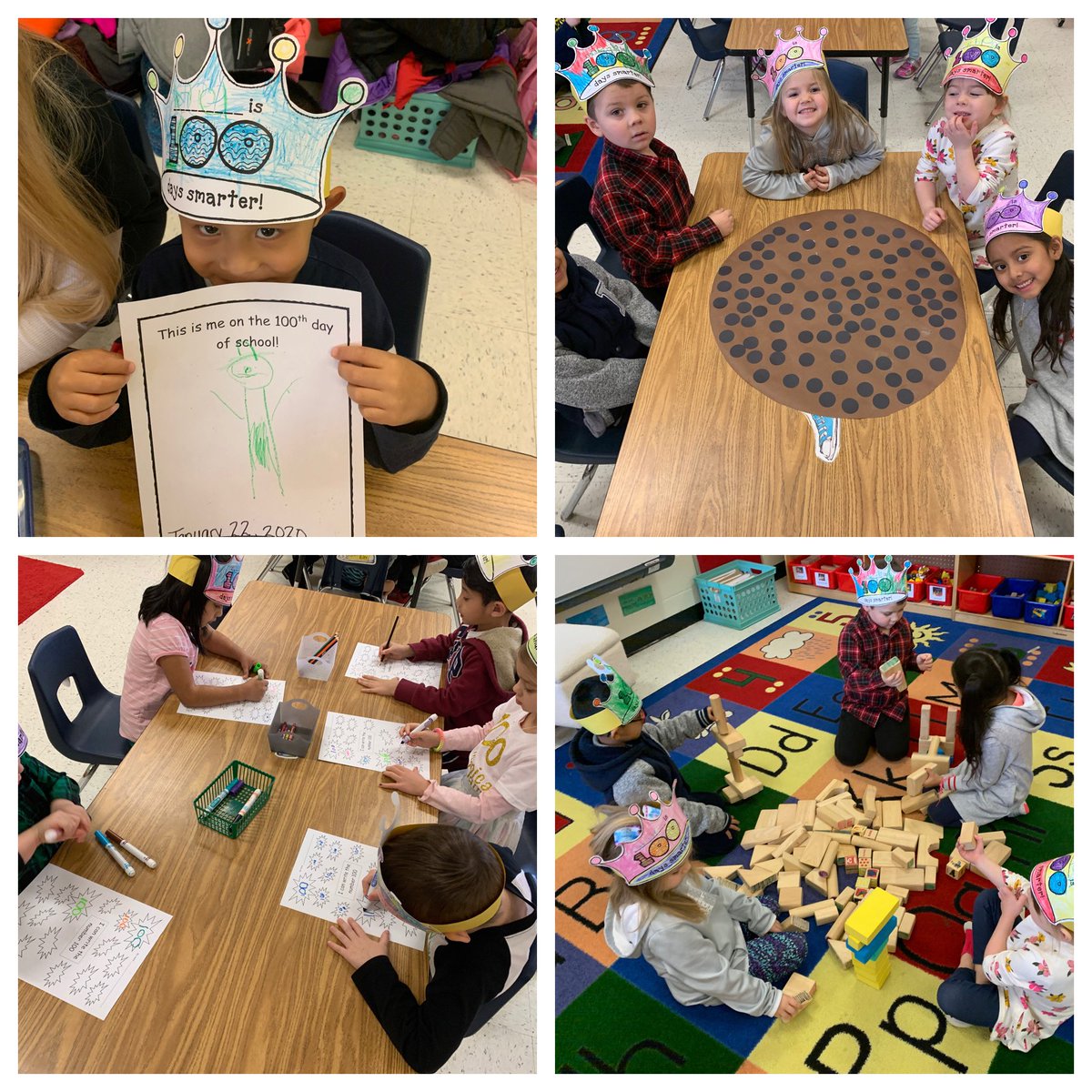 Mrs_Williams_06's tweet photo. #100thdayofschool #agingbooth #countingto100ALLday #assemblylinecookies #buildingwith100blocks #nonstoplearning #prekinders #BeDoHaveGive @Hasty_Huskies @RaileneSeguin https://t.co/ZSPHkXWhPY