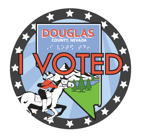 I'm excited to announce that we have been awarded a  Clearinghouse award from the U.S. Election Assistance Commission as one of the 5 most creative and original "I Voted" stickers in the County. The white dots say " I Voted Today" in braille.#Clearinghouseawards #Clearies #EAC
