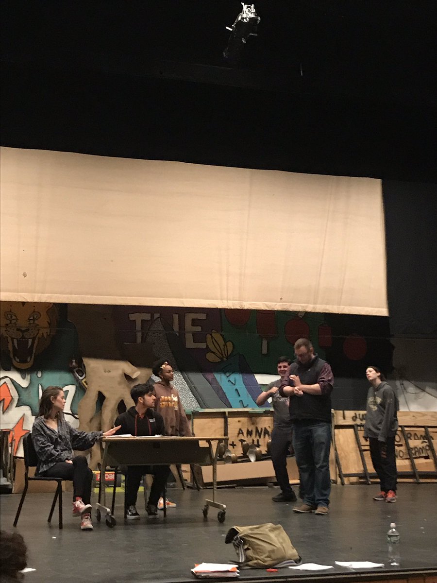 OfficialSHSTC's tweet photo. Blocking from yesterday’s rehearsal. https://t.co/sk5325z2mD