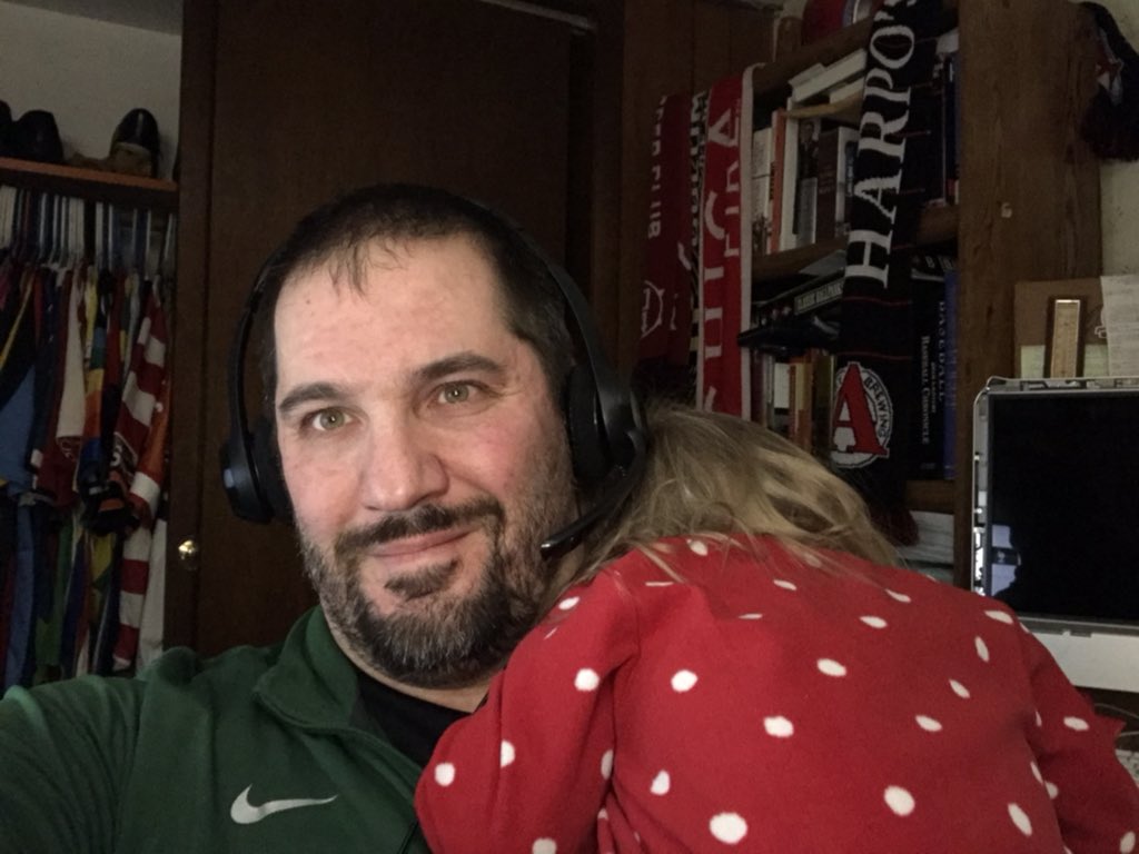 WestHemisSoccer's tweet photo. Getting ready to record tonight. #MinivanDad https://t.co/5jKU9P11n9