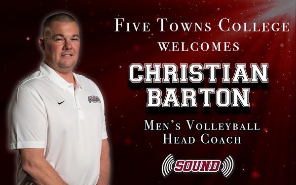 FiveTowns_Sound's tweet photo. Five Towns College Announces Christian Barton as Men's Volleyball Head Coach #FiveTownsSound #HearTheSound #DefinedByQuality https://t.co/v8kNPBQXCM https://t.co/dIIEag85W3