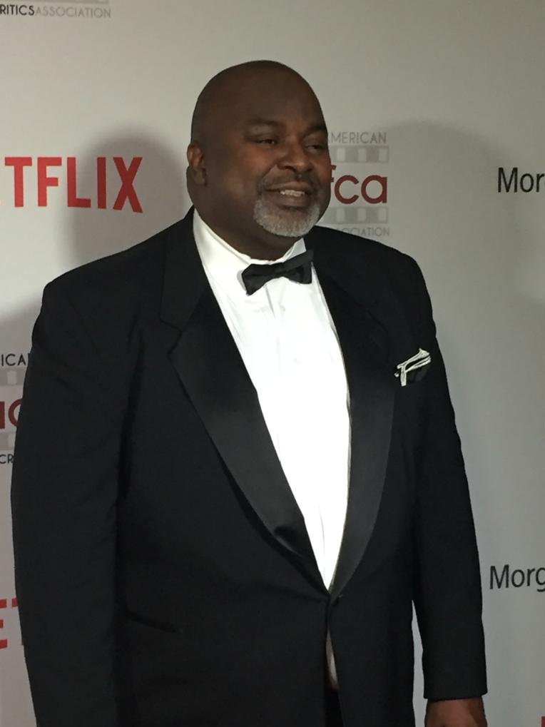 GbamTVFan's tweet photo. Gil Robertson, president of the African American Film Critics Association arrives on the #redcarpet #aafcaawards #aafca #taglyancomplex #hollywood @SamanthaOfole @gilrobertson https://t.co/hAGF4pHLbs
