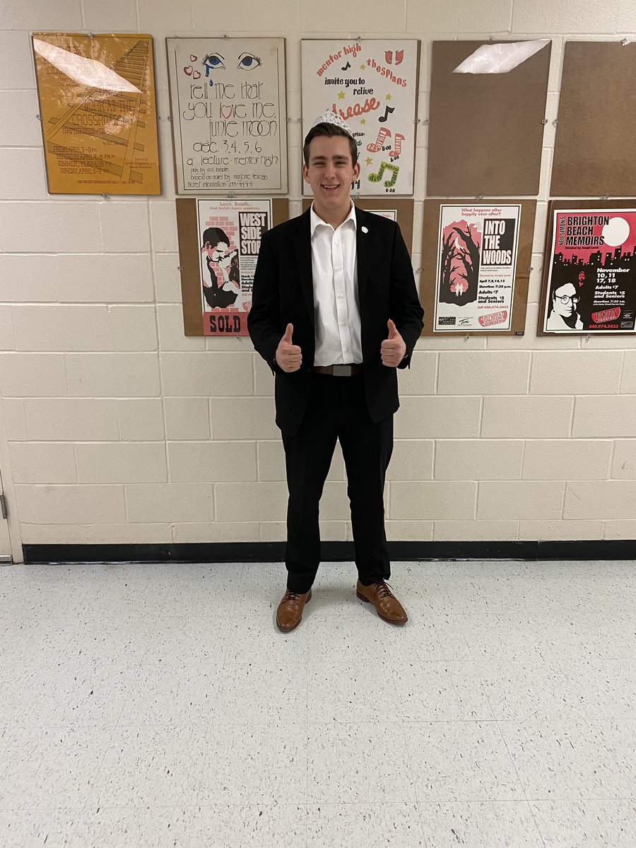 mentorgov's tweet photo. And crowned our 5th Mr. MHS... Jack Bernacki! Congratulations Jack and our other two finalists Matt Garcia and Eric Thompson! #mrmhs #feedlakecounty https://t.co/wAFNpFD05w