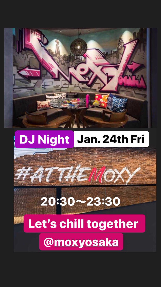 zinto0603's tweet photo. 金曜日はモクシーにて
DJさせて頂きます！
お時間ある方は是非🍻 https://t.co/M5uYqehjZm