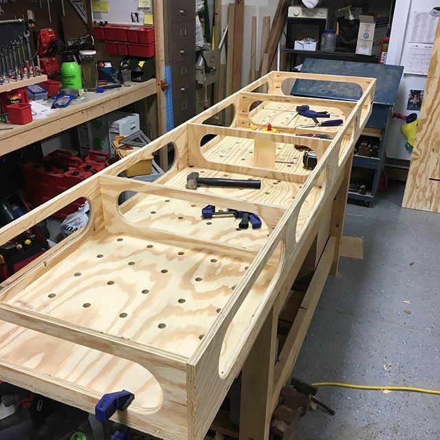 bryson_kennedy's tweet photo. My @thepaulkworkbench is just about together. Planing on using it for an assembly table and portable bench to go in the tool trailer. No more putting things together on the floor. #paulkworkbench #woodworking #workbench https://t.co/umjnwI1lHD https://t.co/AzpIDpv1H1