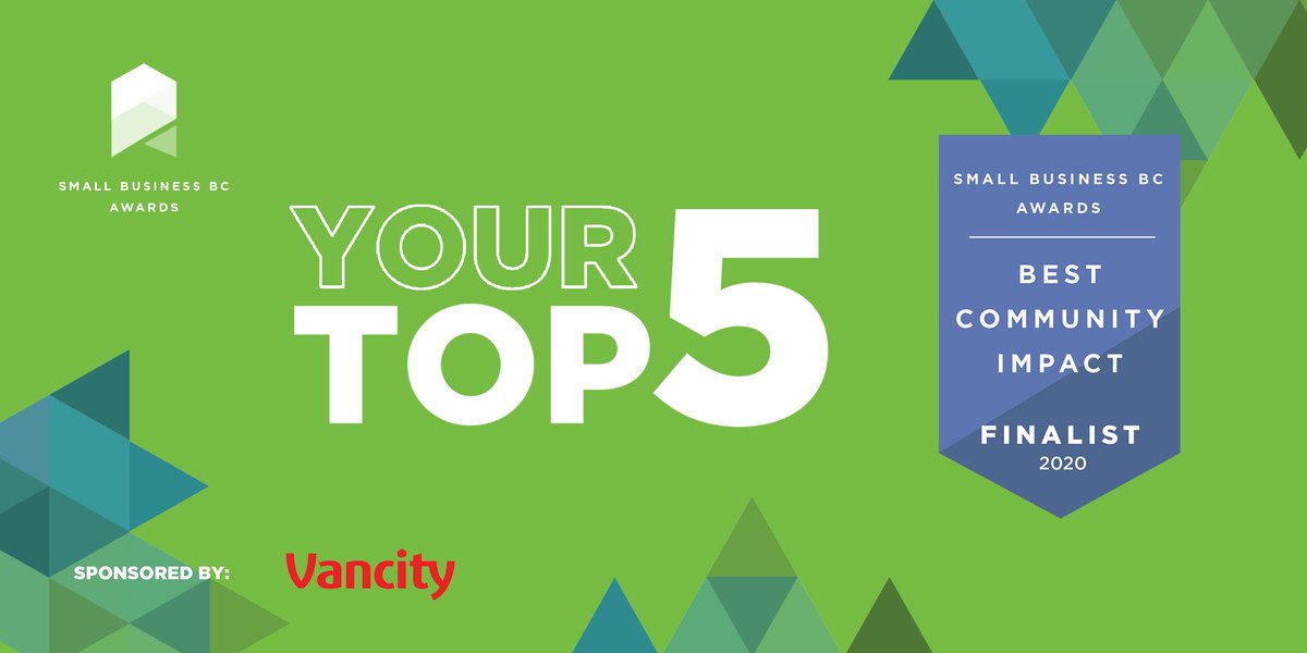 SmallBusinessBC's tweet photo. Here are the Top 5's in the Best Community Impact category: @catorocafe @RioTheatre @squamishconnect Ginger Jars Food and Guru Nanaks Free Kitchen! 😊

Big thanks to @Vancity for being the category sponsor!

See the list of all finalists here: https://t.co/Y6AaGWdzk6 https://t.co/QxtUODeBTT