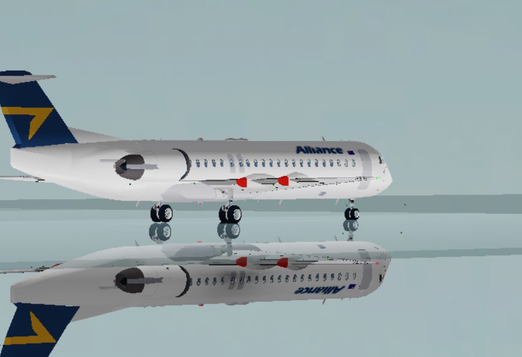 alliance_roblox's tweet photo. Our amazing Fokker 100! https://t.co/hebVkmsw7X