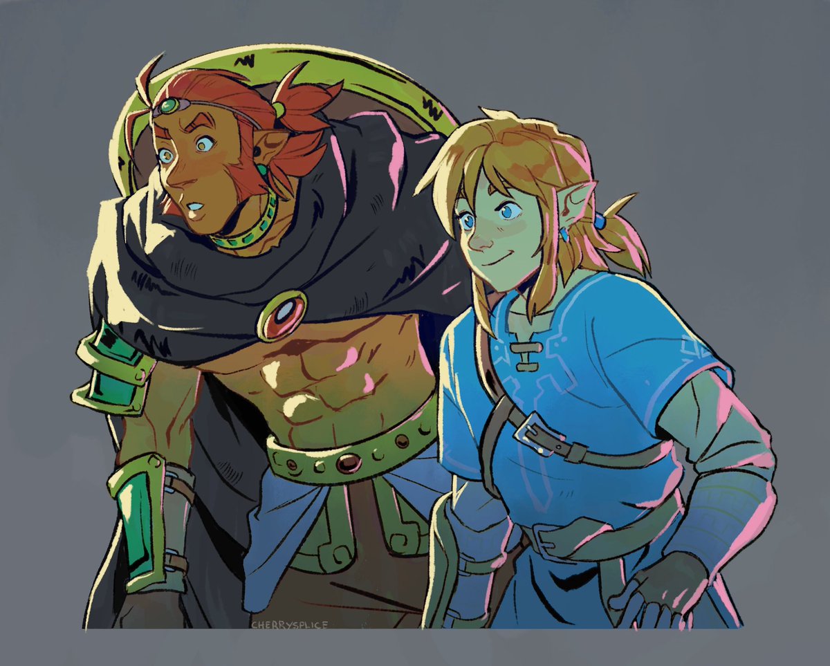 I missed the best boys Ganon and Link ? they make me so happy 」 .