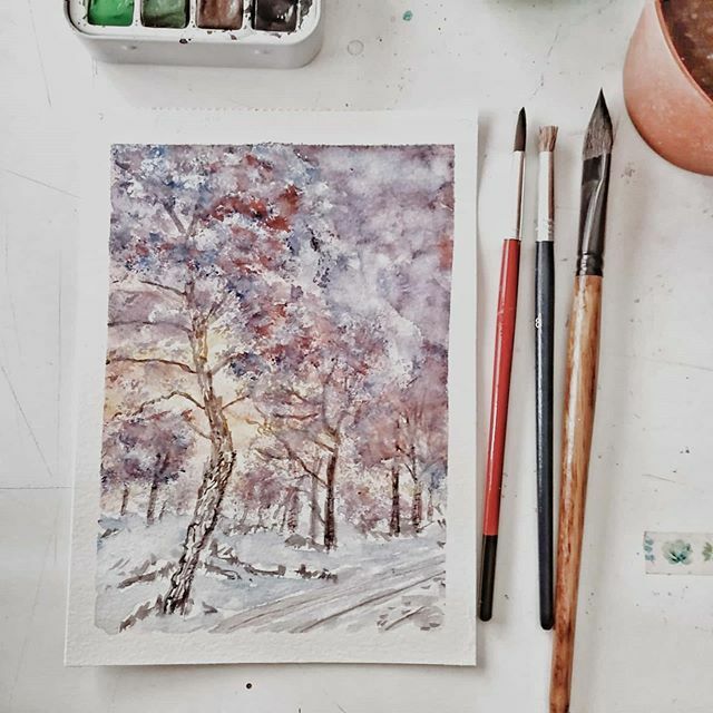 BrandlessBerta's tweet photo. Another winter landscape from a challenge I'm in on my @brandlessbujo account.
Hope you like it 😊
*
*
*
#watercolor #watercolordaily #instagramart #brandlessbujo #brandlessbetawintercolection #crochetacessories #crochetswimwear #crochetbeanie #nature… https://t.co/XnmutFCj4K https://t.co/tNwaq99bzs