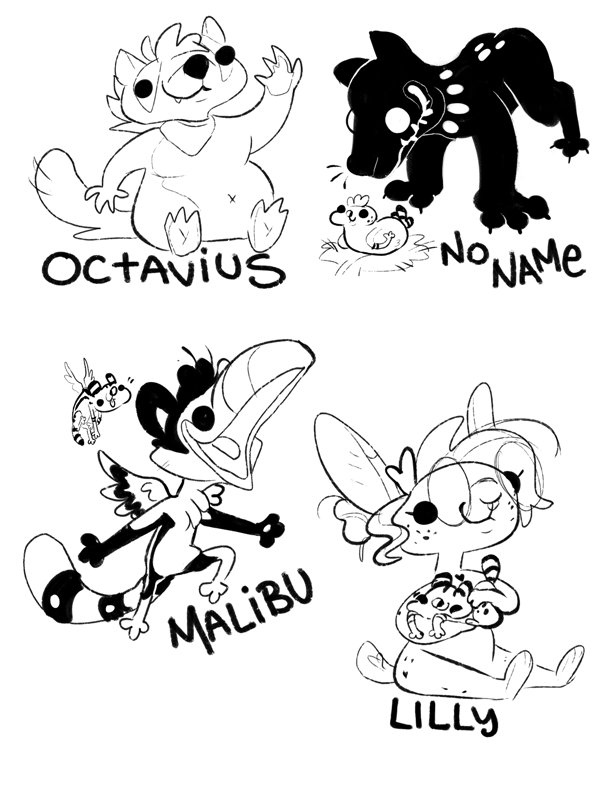 HEY! I'm going to be opening for commissions next week! Here's some examples of what to expect from me: 

Mow style $10, single char flat $60, single char rendered $100, sketchpage $150+ 