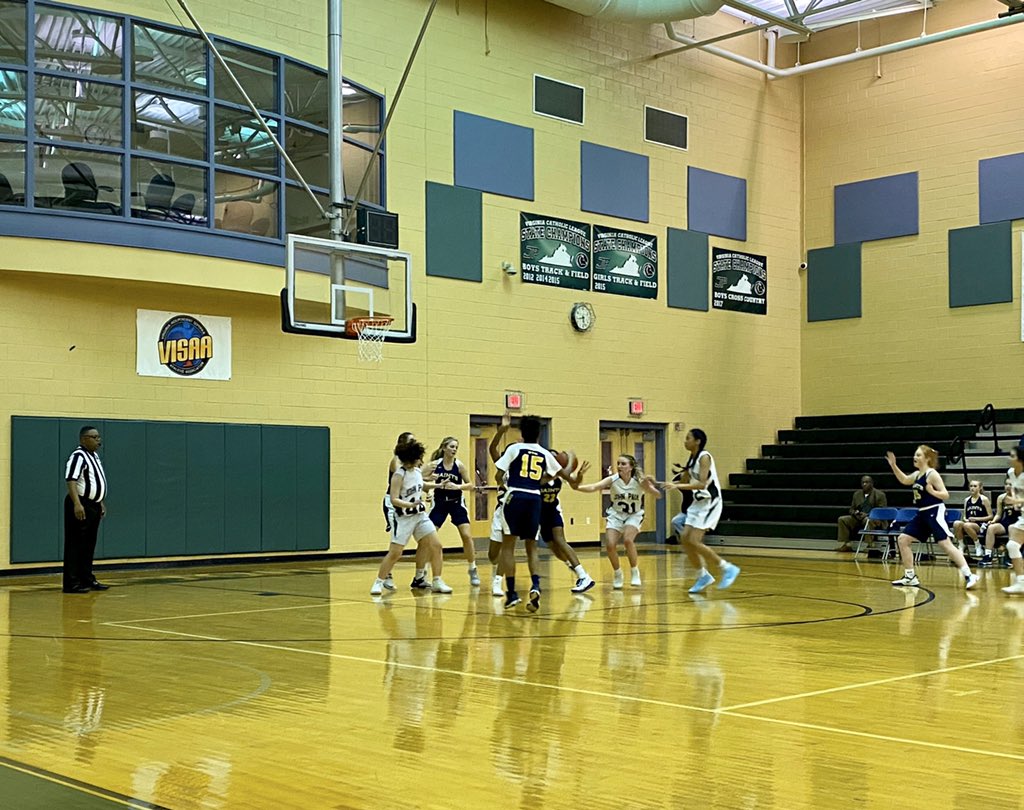SAINTS JV Basketball wins at St. John Paul the Great, 41-37.! <a href="/StCatherinesRVA/">St. Catherine's School</a>