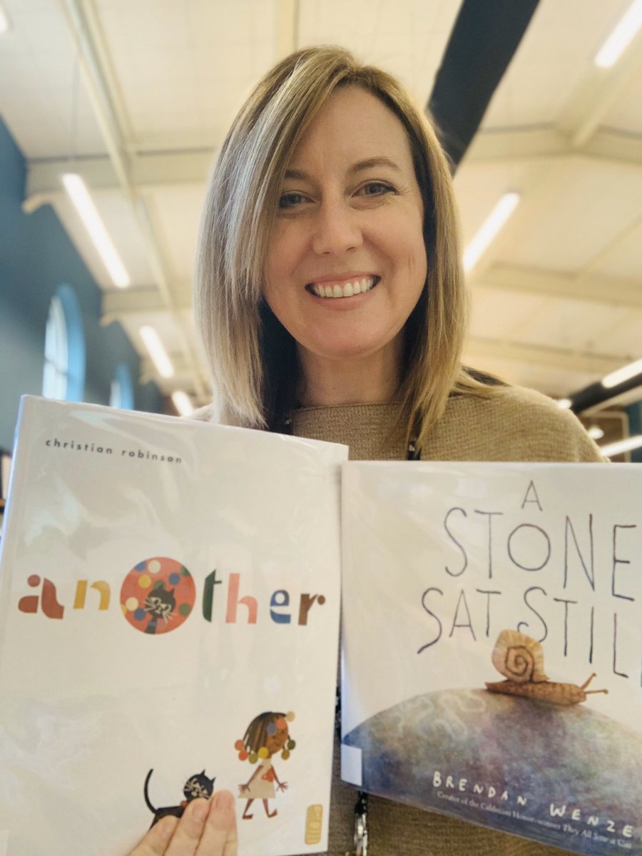 AmyPrickett's tweet photo. What’s your favorite? 2nd graders read two Caldecott contenders and wrote opinion pieces about the book they thought deserved the award. #trussvillelearns #cesreads https://t.co/ZFUj2aXZ8i