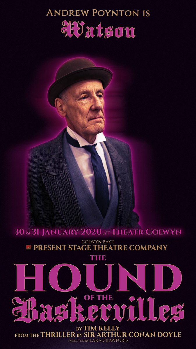 PresentStage's tweet photo. Introducing the ninth of our characters... Watson played by Andrew Poynton........
@TheatrColwyn @PresentStage
Design: @Nathan_Bolland #houndofthebaskervilles #SherlockHolmes #sherlock https://t.co/301kqrvGZV