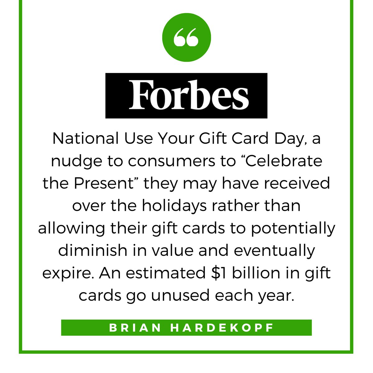 Use Your Gift Card tweet media