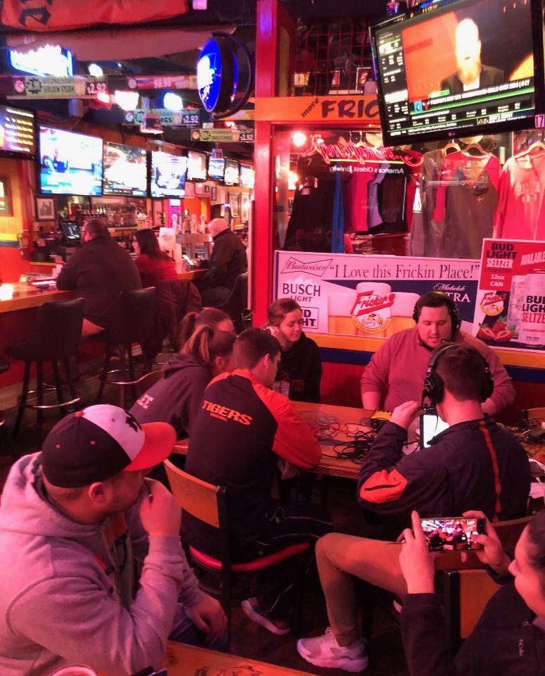 Hey @WhoWeNation YOUR #ladytigers are in <a href="/WFOBFostoria/">ESPN 1430 AM / 105.7 FM WFOB</a> NOW!!! #livefromfrickers #tigerbasketball <a href="/nbhsstudentsec/">NBHS Student Section 🐅</a>