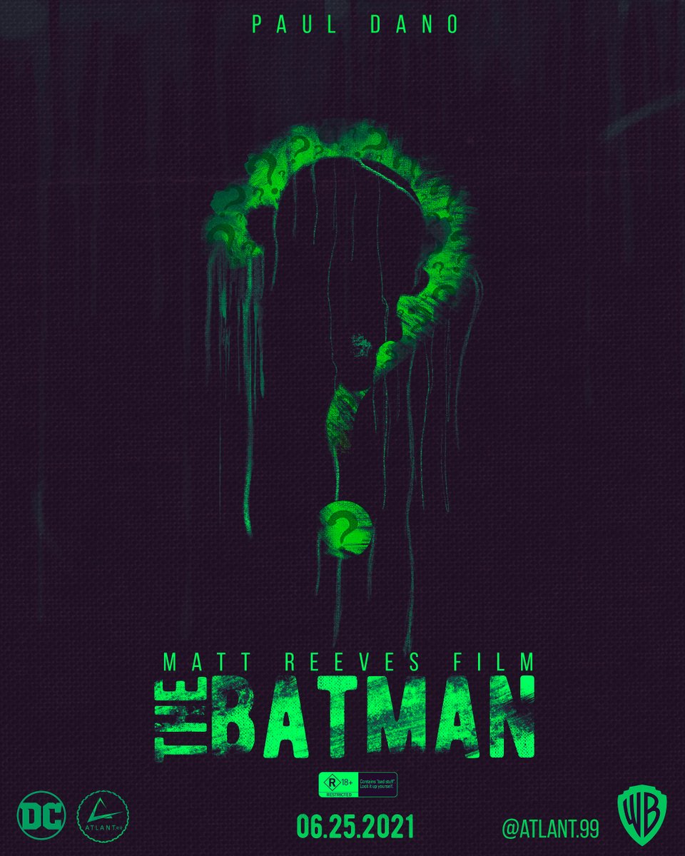 atlant099's tweet photo. @mattreevesLA  The Batman movie personal poster  #pauldano #theriddler  #andyserkis #alfredpennyworth #jeffreywright #jamesgordon @DCComics @WBHomeEnt @ComicBook @THR @cutterpool #TheBatmanIsComing #Batman https://t.co/3u4xTYPJf2