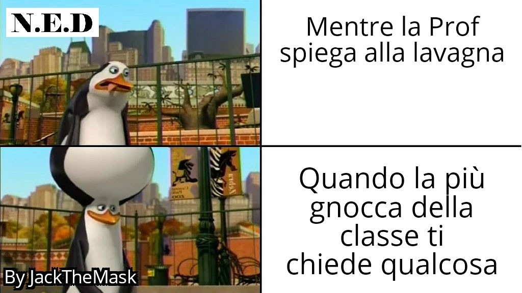 ENerdismo's tweet photo. Il fatto che poi si risponda con delle cagate è irrilevante
#meme #memes #memeita #pinguini #pinguinimadagascar #cartoni #cartonianimati #cartonimeme #cartonianimatimeme #nerdismo #nerdismoedintorni #jackthemask #nerd #nerdita #memenerd #nerdmeme #nerdmemes #funnymemes #nerdlife https://t.co/KWRUnkJaqA